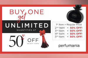 Buy One, Get One 50% Off on Select Scents!