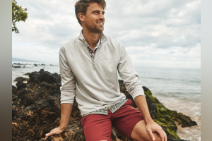 $59.99 Men’s Nassau Half Zip